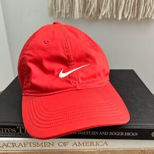 Nike Bright Red Cap with White TCP Golf Logo